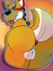 1boy anthro anus ass balls crossover gay genitals hi_res hybrid jinroshi_(moonwulf) koopa male male_only mario_(series) nintendo paper_mario perineum pokémon_(species) pokemon pokemon_(species) raised_tail scalie solo tongue video_games yoshi zackdadawg zangoose