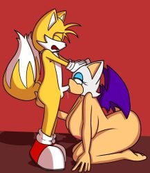 1boy 1boy1girl 1girls age_difference ass bat blowjob breasts confidentartist fellatio fox miles_prower older_female older_woman_and_younger_boy oral penis rouge_the_bat saliva sega sonic_(series) sonic_the_hedgehog_(series) tagme tails tails_the_fox younger_male