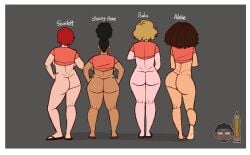 4girls adele_(d_&_w_prod.) ass ass_comparison ass_focus big_ass big_breasts breasts brown-skinned_female brown_body brown_skin bust busty coastline_chronicles curvaceous curvy curvy_figure dark-skinned_female dark_skin digital_media_(artwork) drew_&_wright_productions dwproductions01 female hips hourglass_figure huge_ass huge_breasts large_ass large_breasts legs light-skinned_female light_skin mature mature_female multiple_girls paula_(d_&_w_prod.) scarlett_(d_&_w_prod.) slim_waist stacey-anne_(d_&_w_prod.) tan-skinned_female tan_body tan_skin thick thick_hips thick_legs thick_thighs thighs top_heavy voluptuous waist wide_hips