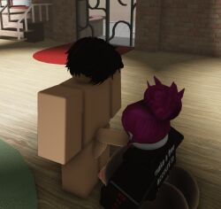 1boy 1girls 3d artist_request ass big_ass big_breasts blowjob breasts guest_(roblox) penis roblox robloxian source_request tagme