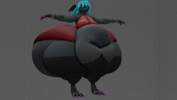 bbw big_ass big_breasts breasts bubble_butt female huge_ass hyper_ass kingofthekabuto overweight queenofthekabuto tagme thick_thighs wide_hips