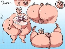 1boy anthro backsack balls bbm big_lips bottom_heavy bottomless cellulite character_name character_sheet choker fat fat_ass fat_belly fat_femboy fat_thighs femboy flaccid foreskin gammanaut huge_ass huge_hips legs_up moobs obese_femboy original_character penis pig_ears pig_humanoid pig_nose pig_tail porcine presenting presenting_hindquarters shaking_ass shaking_butt solo solo_anthro solo_male sus_(pig) tank_top uncut white_hair wide_hips