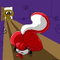 2d animated anthro audible_ejaculation autocumflation autofellatio caught caught_masturbating chikn_nuggit chikn_nuggit_(chikn_nuggit) cum cum_in_mouth cum_inside cumflated_belly cumflation deepthroat digital_media excessive_cum fellatio full_body hawt_saus_(chikn_nuggit) inflation nude oral oral_masturbation oral_penetration oral_sex penis sound sound_edit sucking sucking_own_penis sucking_penis tagme thrusting_into_own_mouth toilet_man video