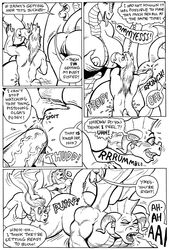 2016 anal anal_fingering anthro anus areola armpits ass balls bessy big_balls big_breasts black_and_white breastfeeding breasts comic dragon english_text equine erect_nipples erection female fingering fisting group gustav_(here_there_be_dragons) here_there_be_dragons horse hyper interspecies karno larger_female male mammal monochrome nipples nude olga open_mouth penetration penis pussy pussy_juice scalie sex size_difference smaller_male straight text tongue vaginal_fisting vaginal_penetration wings zashy