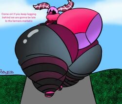 big_ass bubble_butt huge_ass hyper_ass tagme thick_thighs veevee_(artist) veeveederi wide_hips