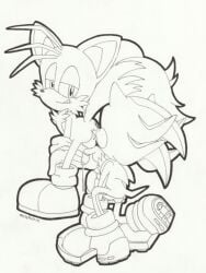 furry gay male misshiirin rimming shadow_the_hedgehog sonic_(series) sonic_adventure_2 sonic_the_hedgehog_(series) tails tails_the_fox