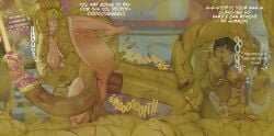 anal_expulsion anus_spread armpit_hair blonde_hair dark_penis dickgirl dickgirl/dickgirl dickgirl_only ejaculation futanari goblin huge_ass huge_balls huge_breasts huge_cock huge_nipples huge_thighs hyper_feces hyper_scat lactation long_penis musk naked puffy_areola puffy_nipples retracted_foreskin scat sfx shortstack smegma smegmafied_cum solid_cum sweat tanned_skin text thick_cum twintails zyldark