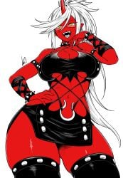 kneesocks daemon from panty & stocking with garterbelt by lughost
