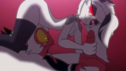 a_night_with_loona a_night_with_loona:_miniseries animated big_ass big_balls big_breasts big_butt big_penis blush demon demon_boy english english_dialogue english_language english_text english_voice_acting gray_hair grey_skin heart-shaped_pupils helluva_boss jizoku kato777 loona_(helluva_boss) male moxxie_(helluva_boss) naked naked_female naked_male nude nude_female nude_male sex tagme teaser tongue_out trailer uncensored vagina vaginal_penetration vaginal_sex video wolf wolf_girl yellow_eyes