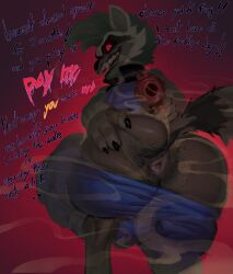 1boy 2d anus ass ass_focus barefoot big_ass big_butt_(male) bulge clothing disney english_text fat_ass feet firearm furry furry_male furry_only gun hairy_ass hand_on_ass highres imminent_rimming looking_at_viewer looking_back looking_back_at_viewer male male_only marvel marvel_comics musk musk_clouds musky_ass musky_butt no_sex nonhuman pants_down perineum pointing_gun pointing_gun_at_viewer presenting_hindquarters raccoon red_eyes rocket_raccoon short short_tail shortstack simple_background solo solo_male spreading_ass spreading_ass_to_viewer tail talking talking_to_viewer tenacitrus text threatening twitter_link