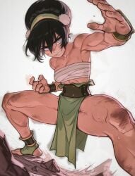 toph bei fong from avatar the last airbender by orangtheman