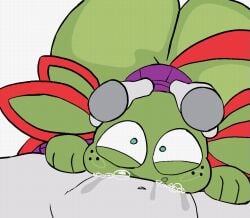 all_the_way_to_the_base animated anthro axolotl big_ass big_butt blowjob bobbing_head bottom_heavy deepthroat fellatio femboy forced_oral gay gay_male gay_sex green_skin hand_on_head huge_ass irrumatio long_tongue looking_at_viewer looking_pleasured looking_up mrloquendo tagme tagme_(character) throat_fuck tongue_around_penis tongue_wrap tongue_wrapped_around_penis wide_hips