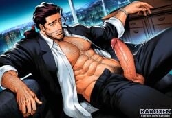 kyoraku shunsui from bleach by baroxen