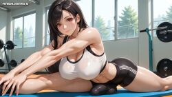 tifa lockhart from final fantasy by nosai