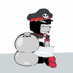 animated armband authoritarian big_butt big_cock big_dick big_hips big_penis black_boots black_hair black_panties blunt_bangs boots bottom_heavy bottom_heavy_female bubble_ass bubble_butt child_bearing_hips cropped_jacket curled_legs curvy expressionless female female_robot flat_chest g-string gigantic_thighs gloves grey_body hand_on_ass high_heel_boots high_heels hourglass_figure huge_hips huge_thighs large_hips large_thighs latex_boots laying_down laying_on_side legwear looking_at_penis looking_pleasured machine malactik male_on_female male_penetrating massive_ass midriff military military_hat military_uniform navel no_sound panties peaked_cap penatration red_bottom_heels revealing_clothes robot robot_commander_(bingbingzi) robot_girl robot_symbol sexy short short_hair shortstack skimpy skimpy_outfit slim_waist small_breasts stoic string_panties tagme thick_thighs thigh_boots thighhigh_boots thighs thighs_bigger_than_head thunder_thighs tight_clothes tongue_out uniform video voluptuous voluptuous_female wide_hips