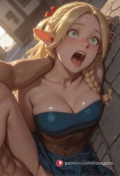 1girl 1girls ai_generated beautiful blonde_hair blush booty breasts busty cassypics curvy cute dungeon_meshi elf elf_ears elf_female elf_girl erotic fanart female fit fit_body fit_female green_eyes hair_ornament heavy_blush high_quality highres hot hourglass_figure legs_apart legs_spread legs_up long_eyelashes marcille_donato naked navel nude parted_lips patreon petite puffy_lips puffy_nipples rough_sex round_ass round_breasts round_butt sexy slim slim_female slim_girl slim_waist stomach thick thick_ass thick_legs thick_thighs vagina vaginal vaginal_insertion vaginal_penetration vaginal_sex waifu wet wet_body wide_hips