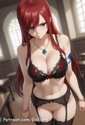1girls ai_generated belliora big_breasts blush breasts brown_eyes closed_mouth earrings erect_nipples erza_scarlet exposed_pussy fairy_tail female female_focus female_on_bikini hard_nipples hi_res high_quality high_resolution highres indoors intercourse jewelry juicy_pussy legs_apart light-skinned_male long_hair looking_at_viewer male nipples nude patreon patreon_username penetration pussy red_hair sex standing sweat tagme tight_pussy vaginal_penetration watermark wet_pussy window
