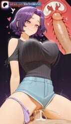 1boy 1girls 2026 ai_generated artist_name big_breasts big_chest breasts bust busty cervix chest clothed_sex cock cowgirl_position cross_section cum cum_in_pussy deep_penetration dick ejaculation electroworld eyebrows_visible_through_hair female fucking grand_blue hamaoka_azusa heart hi_res high_quality high_resolution highres intercourse internal_cumshot large_breasts legs_apart legs_spread love_making open_legs overflow ovum panties panties_around_one_leg patreon patreon_username penetration penis purple_eyes purple_hair purple_panties ribbed_shirt sex sex_from_behind sexual_intercourse shirt short_hair side-tie_panties smile sperm_cell splayed_legs spread_legs stable_diffusion straddling straight striped_shirt uncensored underwear uterus vaginal_penetration watermark x-ray
