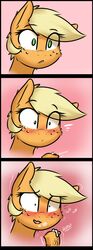 2016 animal_genitalia animal_penis applejack_(mlp) captainpudgemuffin dickgirl earth_pony equine equine_penis erection feral friendship_is_magic horse horsecock intersex mammal my_little_pony penis pony