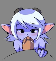 2016 animated average-hanzo fellatio female league_of_legends male nude oral penis pixel_art sex shortstack simple_background straight tristana unseen_male_face white_hair yordle