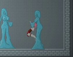 1futa animated artificiallydead breasts crescentsoul cum cum_in_mouth female forced forced_oral futa_on_female futanari gif intersex monster_girl oral penis pixel_art rape slime slime_girl