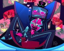 alastor (hazbin hotel) from hazbin hotel by disco draws