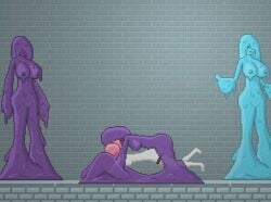 1futa 1girls animated artificiallydead breasts crescentsoul cum female forced futa_on_female futanari intersex nipples nude pixel_art rape sex slime slime_girl vaginal_penetration