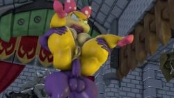 anal anthro anthro_penetrated big_ass big_breasts full_nelson furry futa_on_female futanari ironhawk mario_(series) princess_shroob super_mario_bros. tagme video wendy_o._koopa