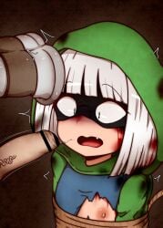 1girls bandit bandit_(clash_royale) big_dom_small_sub captured captured_girl clash_(series) clash_royale defeated defeated_female female femsub forced forced_sex green_cape green_cloak green_eyes green_hood hood hooded_cape hooded_cloak kawaiikitty222 kawaiikittychan large_dom_small_sub little_girl little_woman maledom mask masked masked_female mobile_game nekosatsu1 rape raped raped_by_enemy raped_girl sex sex_slave silver_hair small_female small_sub small_sub_big_dom small_sub_large_dom smaller_female supercell tagme tiny_female white_hair