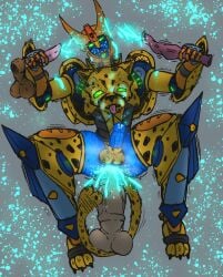 absurd_res anal anal_sex anthro armor ass balls big_penis bodily_fluids cheetah cheetor cum cum_in_ass cum_inside cum_on_body cum_on_face cute_fangs disembodied_penis ejaculation fangs felid feline freckled_face freckles genital_fluids genitals green_eyes group group_sex handjob hasbro headgear helmet hi_res horn horned_helmet looking_pleasured lying machine male male/male mammal markings mussquitto18 mussquitto98 offscreen_character offscreen_male on_back penetration penile penis precum robot sex solo solo_focus spots spotted_body tail takara_tomy teeth thick_thighs tongue tongue_out transformers transformers:_beast_wars vein veiny_penis wide_hips