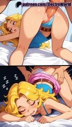 1boy 1girls 2025 ai ai_assisted ai_generated all_fours anime anime_girl anime_style artist_name bed bed_sheet belt big_penis blonde_hair blue_eyes blush breast breasts breasts breasts bust chest clitoral_hood closed_eyes clothed_sex clothing_aside cock crotch cum denim denim_shorts dick doggy_style doggy_style doggystyle_position dripping_pussy drooling earrings electroworld exposed_pussy face_down_ass_up female female_genitalia from_behind from_behind_position fucking genitals haley_(stardew_valley) hi_res high_quality high_resolution highres intercourse jewelry juicy_pussy long_hair love_making on_bed open_mouth panties panties_aside patreon patreon_username penetration penis prone_position pussy pussy_lips pussy_peek rear_entry saliva sex sex_from_behind sexual_intercourse shaved_pussy sheet_grab skirt slit stable_diffusion stardew_valley straight sweat tank_top tight_pussy uncensored uncensored_pussy uncensored_vagina underwear vagina vaginal_penetration vulva watermark wet_pussy