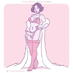 dickgirl erection futanari lingerie penis risquedraws