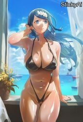 lana's mother (pokemon) from nintendo by stickyai