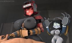 1boy 2025 2girls 3d 4k behind big_ass big_breasts big_butt black_hair black_skin boobjob breasts claws completely_nude dark-skinned_female dark_skin dispenelope_(diamond_nella) dispenser dispenser_(team_fortress_2) dispenser_lady evil_smile gangbang grey_skin hair handjob happy happy_face happy_sex huge_breasts human humanoid naked nude nude_female pussy red_bikini red_bikini_top red_eyes red_hair robot robot_girl robot_humanoid sapper sapper_(team_fortress_2) self_upload sex soldierhunterm source_filmmaker team_fortress team_fortress_2 thick_thighs titjob valve