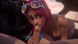 1boy 1girls fellatio fortnite fortnite:_battle_royale straight tagme tan-skinned_female video