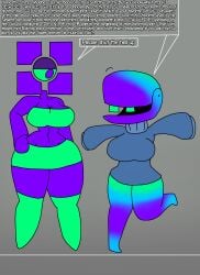 2girls breasts clothed clothes gat_8_wgat_it_is geometry_dash sweater tagme wide_hipped_female wide_hips yapping