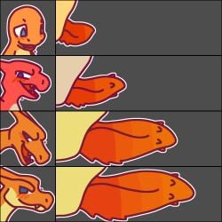 2d 2d_(artwork) 2d_artwork artist_signature blue_eyes blush blush_lines blushing blushing_at_viewer charizard charmander charmeleon cock creatures_(company) dick digital_art digital_drawing digital_drawing_(artwork) digital_media digital_media_(artwork) dragon game_freak gen_1_pokemon generation_1_pokemon lizard looking_at_viewer looking_down male male_focus male_only mega_charizard mega_charizard_y mega_evolution mega_pokemon nervous nervous_expression nervous_face nervous_smile nintendo orange_body orange_scales original_art original_artwork penis penis_lineup pokemon red_body red_scales yellow_body yellow_scales