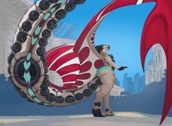 'seph_(sephdragon) 80s_clothing absurd_res ambiguous_gender animal_genitalia anthro anus anus_in_slit areola areola_slip ass big_anus big_butt big_nipples bikini bikini_thong blue_eyes boa_(snake) boa_constrictor boinae bottomwear bridge_piercing brown_body brown_scales chin_horn claws clothed clothing custom_outfit day digital_media_(artwork) digitigrade dragon ear_piercing ear_ring european_mythology eyebrow_piercing eyebrow_ring facial_horn facial_piercing feminine finger_claws fishnet_bikini fishnet_clothing fishnet_swimwear full-length_portrait gaping gaping_anus genital_piercing genital_slit genitals grey_horn hi_res horn hotpants huge_anus huge_nipples hybrid hyper hyper_anus hyper_gape hyper_genital_slit hyper_nipples hyper_slit industrial_piercing industrial_piercing_ladder ineffective_clothing ineffective_swimwear ineffective_thong jaw_horn kittykage ladder_piercing lip_piercing lips long_genital_slit long_slit long_tail lower_lip_piercing membrane_(anatomy) membranous_wings microshorts minishorts mostly_nude mouth_piercing multicolored_body multicolored_tail multiple_piercings mythological_creature mythological_scalie mythology neck_spines nipple_fetish nipple_piercing nipple_slip nipples nipples_on_tail nipples_visible_through_clothing nose_piercing one-piece_swimsuit piercing piercing_fetish portrait public public_nudity puffy_anus puffy_nipples red_tail red_wings reptile ring_piercing scales scalie shorts skimpy skimpy_bikini skimpy_swimwear slit_piercing small_areola snake solo spread_slit string string_bikini swimwear tail tail_anus tail_spines tail_wings tan_body tan_scales tan_tail tan_wings thick_thighs thong toe_claws two-piece_swimsuit underwear unusual_anatomy unusual_clothing unusual_nipples unusual_tail unusual_wing_placement western_dragon white_tail white_wings wing_claws wing_pattern winged_dragon wings