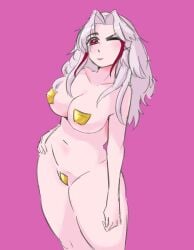 big_breasts bikini gold_bikini resipan thicc vtuber vtuberfanart