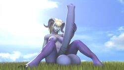 1futa 3d areolae breasts draenei futa_only futanari gigantic_penis grass huge_balls huge_cock hyper_balls hyper_penis intersex looking_at_viewer nipples nude outside purple_skin rattledbonezone sitting solo solo_futa world_of_warcraft yrel