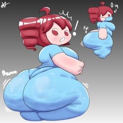 ! 1girls 2d 2d_(artwork) ahoge ass ass_bigger_than_head ass_bigger_than_torso ass_focus back back_view bbw big_ass big_breasts big_thighs breasts bubble_butt cartoony chibi chibi_inset chubby chubby_female clothed clothed_female clothing curvaceous curvy curvy_female curvy_figure dot_eyes dot_nose dumb dumb_girl dumptruck_ass english_text enormous_ass eyelashes fat_ass fat_thighs fatass_teto female female_only fully_clothed gigantic_ass gigantic_thighs gluteal_fold goofy hips_wider_than_shoulders huge_ass huge_breasts huge_thighs hyper hyper_ass hyper_hips hyper_thighs igaku_(utau) jiggle jiggling_ass jiggling_breasts kasane_teto large_ass large_breasts large_thighs looking_back massive_ass massive_hips massive_thighs mob_face motion_lines mv_character nitnat nurse nurse_uniform open_mouth pantylines plump plump_ass plump_breasts plump_thighs red_eyes red_hair round_ass side_view sideboob silly simple_background skin_tight skin_tight_pants solo solo_female surprised surprised_expression text thick_thighs thighs thighs_bigger_than_head thighs_bigger_than_torso tight_clothing tight_pants tremble_spikes trembling twin_drills utau venus_body voluptuous voluptuous_female weight_conscious wide_hips wobble wobbling_ass