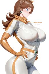 princess daisy from mario (series) by igiroitsu
