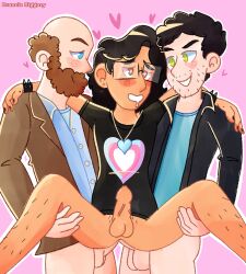 age_difference almond_eyes bald be_more_chill beard black_nails blonde_hair blue_eyes blush bottomless brown_eyes brown_hair daddy dilf double_penetration francis_diggory gay gay_sex glasses hairy_legs hearts interracial latino machine male_only mr._heere nonbinary ocxcannon penis selfinsert selfship selfshipping size_difference squip the_squip threesome transgender
