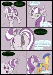 2016 anus comic duo english_text equine female feral flash_sentry friendship_is_magic horn kanashiipanda male mammal my_little_pony pegasus pussy queen_chrysalis_(mlp) text twilight_velvet_(mlp) unicorn wings