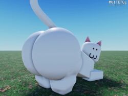 1ambiguous 1animal 1feral 2024 3d 3d_animation 4:3 :3 ambiguous_gender animal animated animation ass ass_focus big_ass big_butt busty_feral butt_focus clapping_ass clapping_butt clapping_buttocks clapping_cheeks domestic_cat feline feral huge_ass huge_butt looking_at_viewer looking_back loop looping_animation mp4 muitetul roblox robloxian tagme thick_thighs video white_cat
