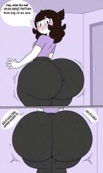 1girls ai_generated ass big_ass big_breasts blush breasts embarrassed female female_only huge_ass jaiden jaiden_animations jaidenanimations large_ass seductive sex solo solo_female solo_focus sweat thick_thighs thighs