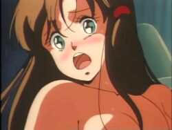 1980s 1girls anime breasts cream_lemon hentai ikenai_mako-chan_mako_sexy_symphony kiryu_mako