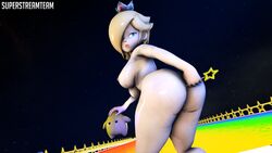 3d ambiguous_penetration ass ass_focus big_ass big_breasts big_butt bubble_ass bubble_butt dat_ass hair_over_one_eye half-closed_eye implied_anal luma mario_(series) mario_kart milf nintendo nipples nude princess_rosalina rainbow_road seductive seductive_look seductive_smile sexually_suggestive source_filmmaker superstreamteam thick_ass wide_hips