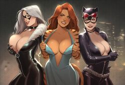 black cat (marvel) from avengers by phophopho