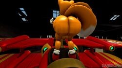 2016 3d aircraft airplane animated ass backsack balls canine darksorm fox huge_ass humanoid hyper male mammal solo sonic_(series) source_filmmaker tails twerking